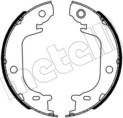 Тормозные колодки барабанные METELLI 53-0644