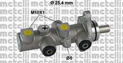 Главный тормозной цилиндр METELLI 05-0789