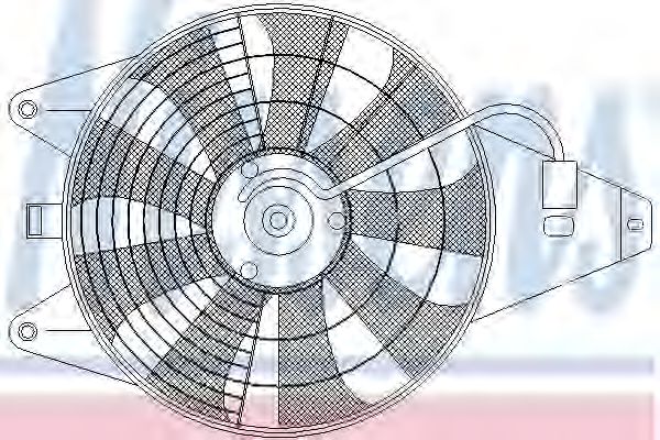 Вентилятор радиатора кондиционера NISSENS 85375
