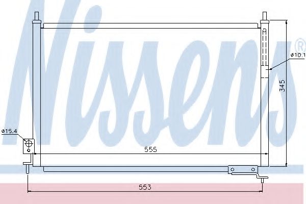 Радиатор кондиционера NISSENS 940008
