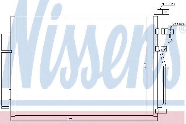 Радиатор кондиционера NISSENS 940010
