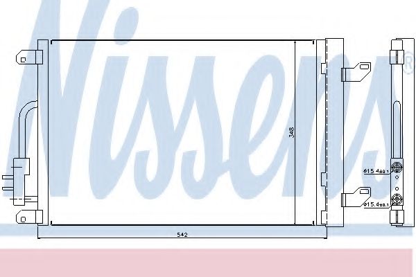 Радиатор кондиционера NISSENS 940015