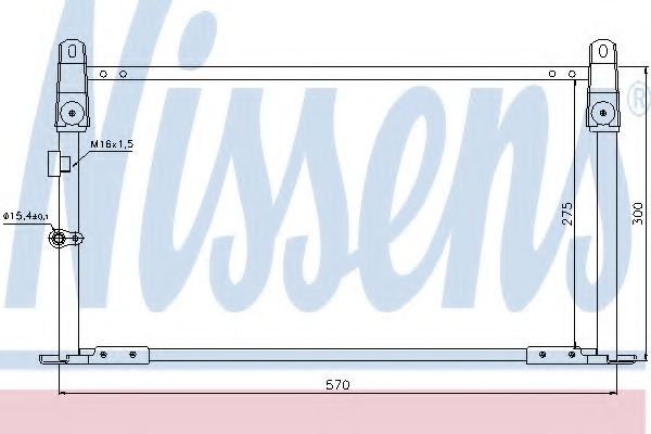Радиатор кондиционера NISSENS 940018