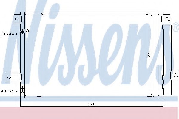 Радиатор кондиционера NISSENS 940022