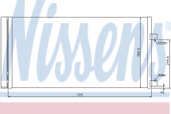 Радиатор кондиционера NISSENS 940034