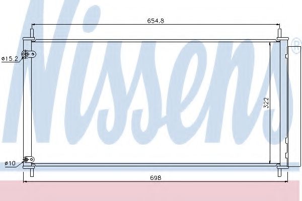 Радиатор кондиционера NISSENS 940036