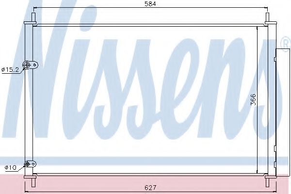 Радиатор кондиционера NISSENS 940037