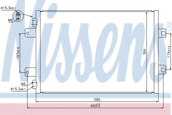 Радиатор кондиционера NISSENS 940077
