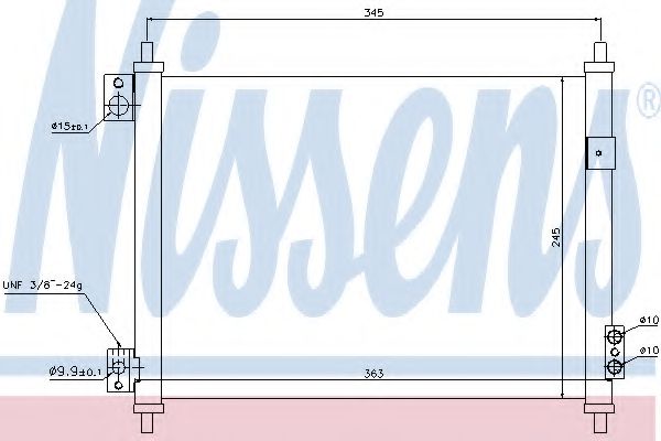 Радиатор кондиционера NISSENS 940078