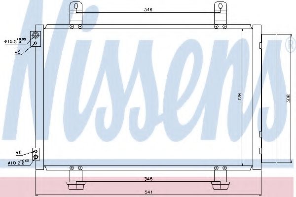 Радиатор кондиционера NISSENS 940079