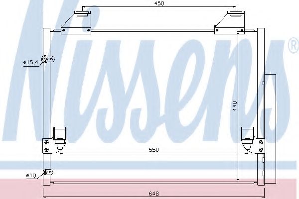 Радиатор кондиционера NISSENS 940083