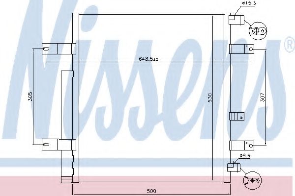 Радиатор кондиционера NISSENS 940094