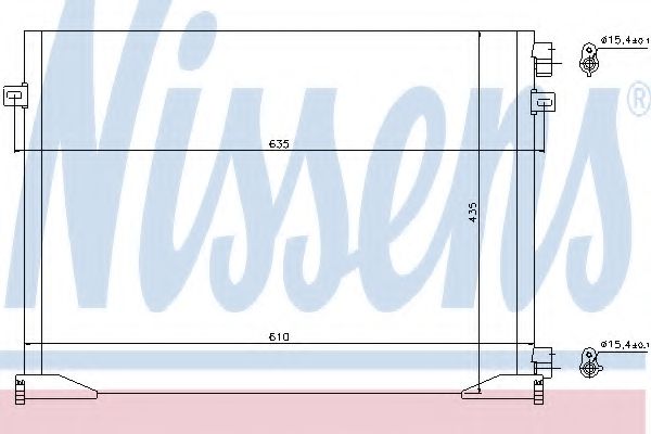 Радиатор кондиционера NISSENS 940109