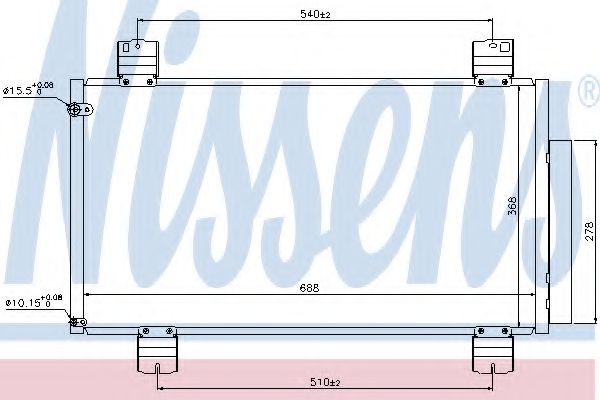 Радиатор кондиционера NISSENS 940113