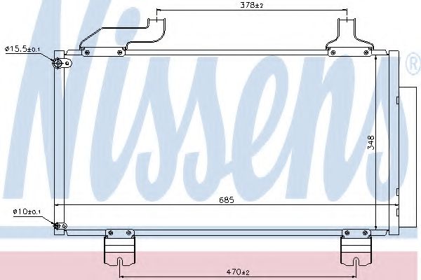 Радиатор кондиционера NISSENS 940114