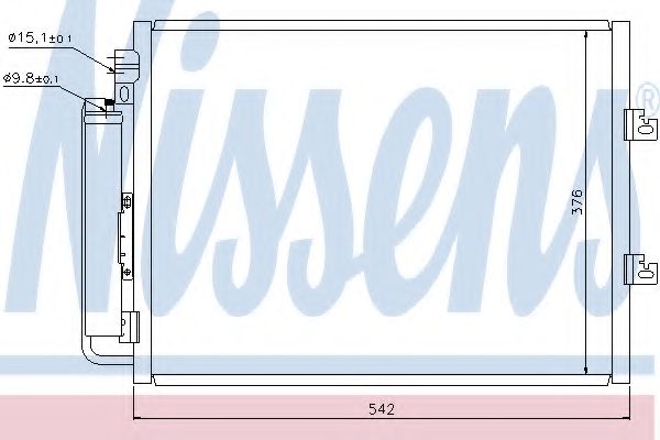 Радиатор кондиционера NISSENS 940126