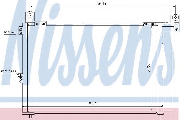 Радиатор кондиционера NISSENS 940143
