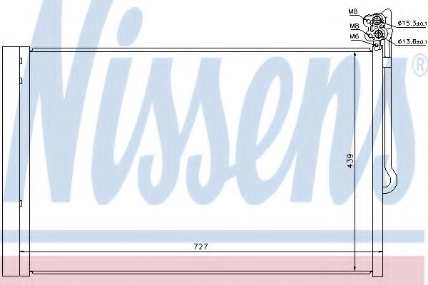 Радиатор кондиционера NISSENS 940157