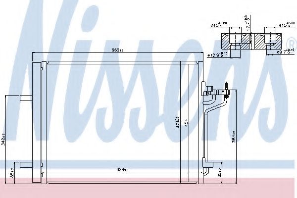 Радиатор кондиционера NISSENS 940183