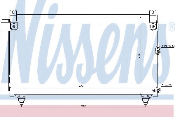 Радиатор кондиционера NISSENS 940191