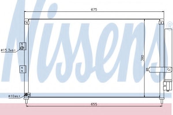 Радиатор кондиционера NISSENS 940197