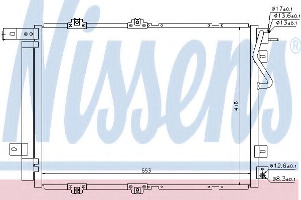 Радиатор кондиционера NISSENS 940203