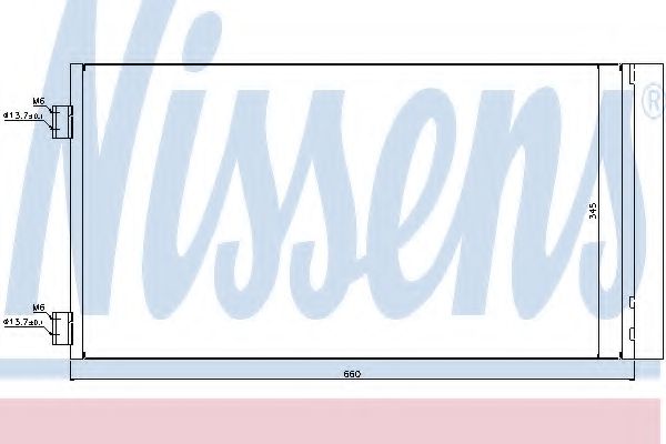 Радиатор кондиционера NISSENS 940204