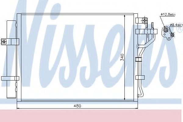 Радиатор кондиционера NISSENS 940219