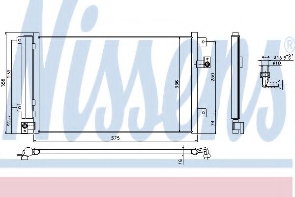 Радиатор кондиционера NISSENS 940292
