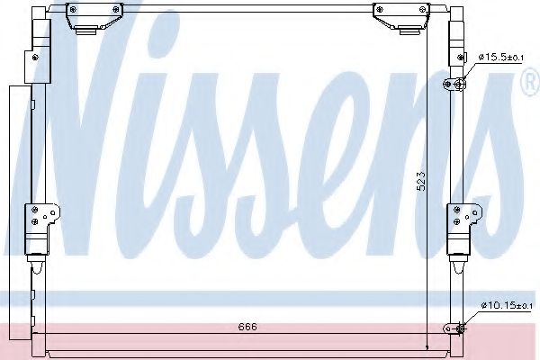 Радиатор кондиционера NISSENS 940304
