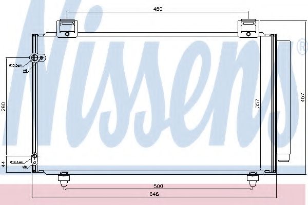Радиатор кондиционера NISSENS 940318
