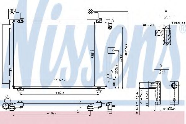 Радиатор кондиционера NISSENS 940359