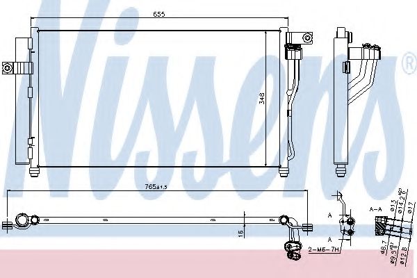 Радиатор кондиционера NISSENS 940360
