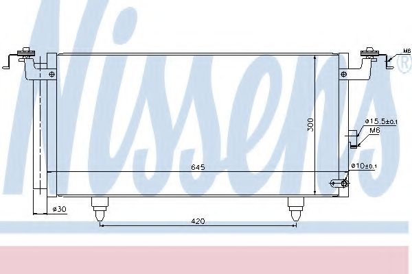 Радиатор кондиционера NISSENS 940399