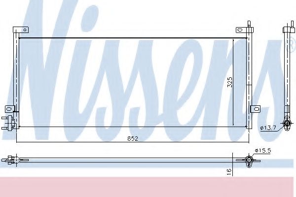 Радиатор кондиционера NISSENS 940429