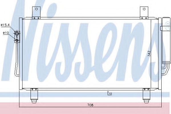 Радиатор кондиционера NISSENS 940435