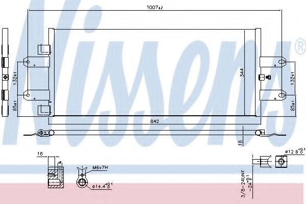 Радиатор кондиционера NISSENS 940440