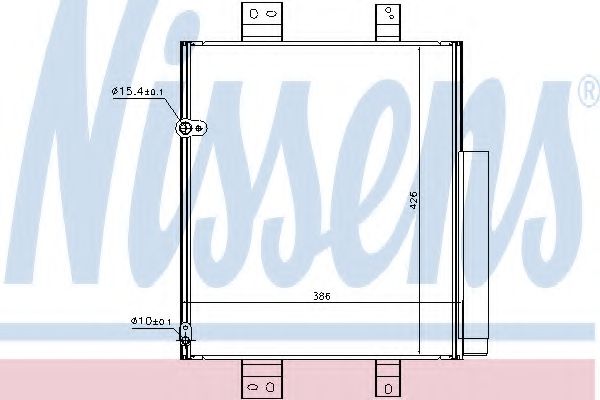 Радиатор кондиционера NISSENS 940492