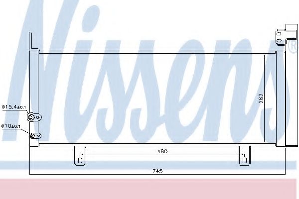 Радиатор кондиционера NISSENS 940499