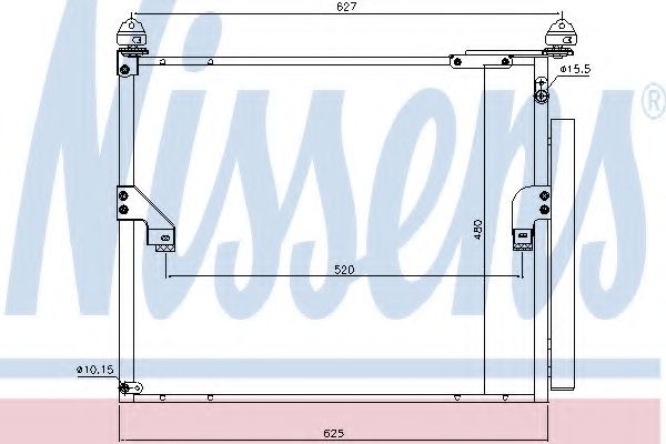 Радиатор кондиционера NISSENS 940508