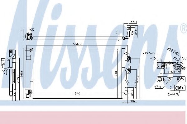 Радиатор кондиционера NISSENS 940628