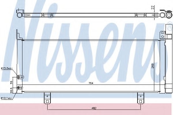 Радиатор кондиционера NISSENS 940639
