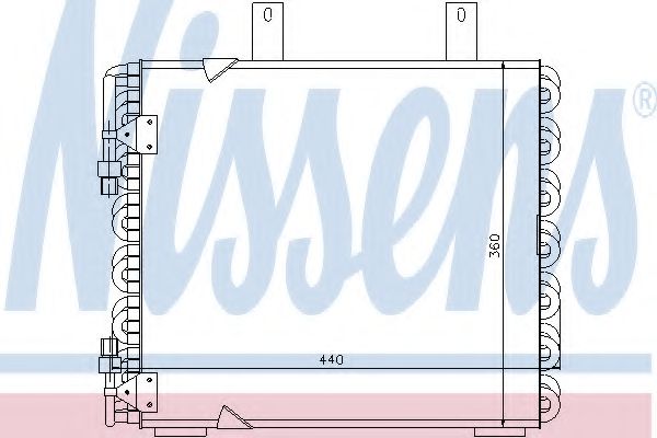 Радиатор кондиционера NISSENS 94172