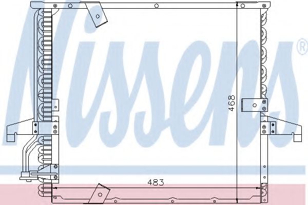 Радиатор кондиционера NISSENS 94166