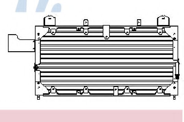 Радиатор кондиционера NISSENS 94318