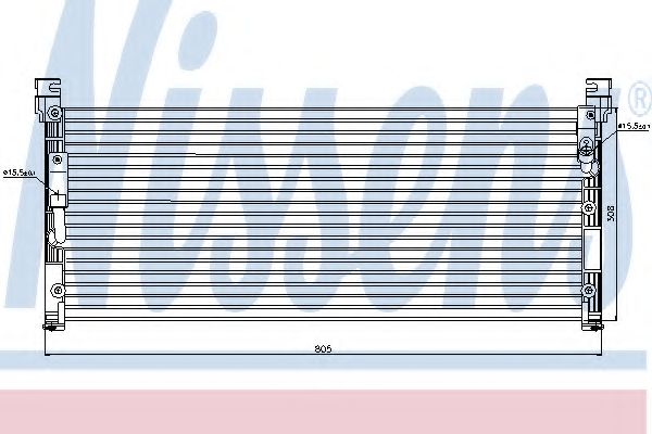 Радиатор кондиционера на Toyota Rav 4 (Тойота Рав 4) 2, 3, 4, A10, A20 ...