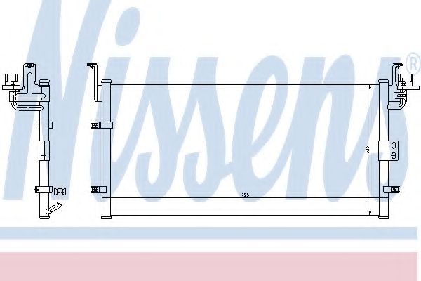 Радиатор кондиционера NISSENS 94447
