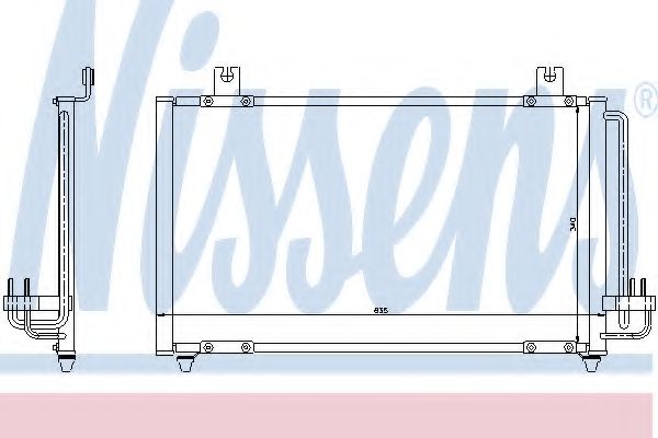 Радиатор кондиционера NISSENS 94456