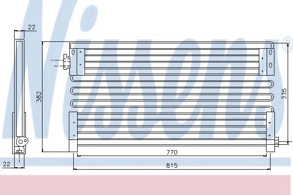 Радиатор кондиционера NISSENS 94403