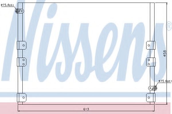 Радиатор кондиционера NISSENS 94512